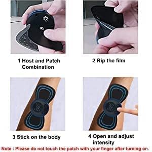 Foot Massager Electric Foot And Body Pain Relief EMS Massage Machine Pad Feet Muscle Stimulator Massager Mat Pad Relax Feet for Home & Office Use Portable Electric Combo offer