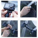 Ziloty  Universal Snake Suction Cup Phone Holder for Car Cup Holder Phone Mount with Expandable Base for Car Truck, Adjustable Cell Phone Holder Car,Compatible with iPhone Samsung All Phones