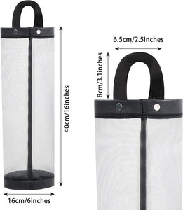 Ziloty 1 PC Plastic Bag Holder Carry Bag Holder for Kitchen - Versatile Bag Holder, Garbage Bag Dispenser, Plastic Cover Storage, Polythene Bag Stand - Ideal for Home & Kitchen -Mix Color