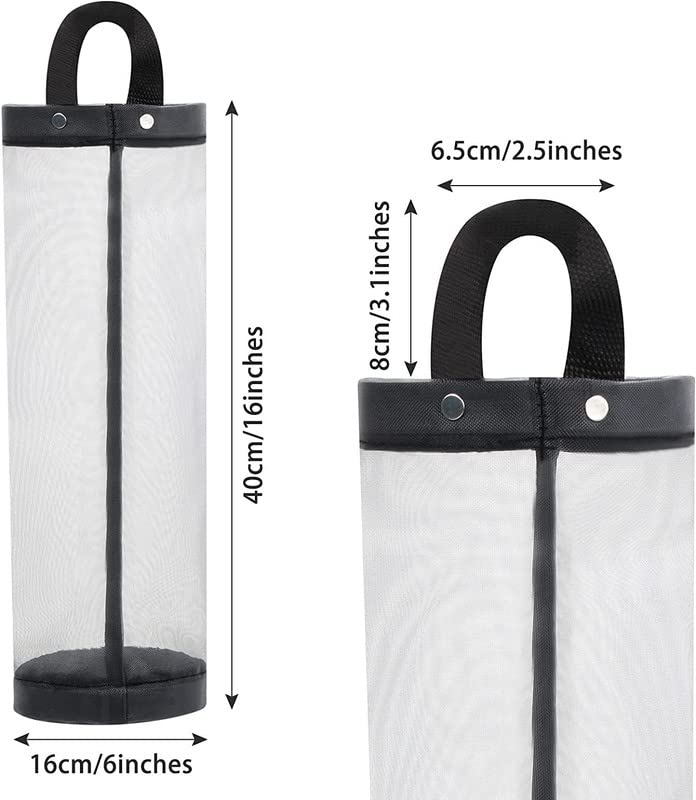 Ziloty 1 PC Plastic Bag Holder Carry Bag Holder for Kitchen - Versatile Bag Holder, Garbage Bag Dispenser, Plastic Cover Storage, Polythene Bag Stand - Ideal for Home & Kitchen -Mix Color
