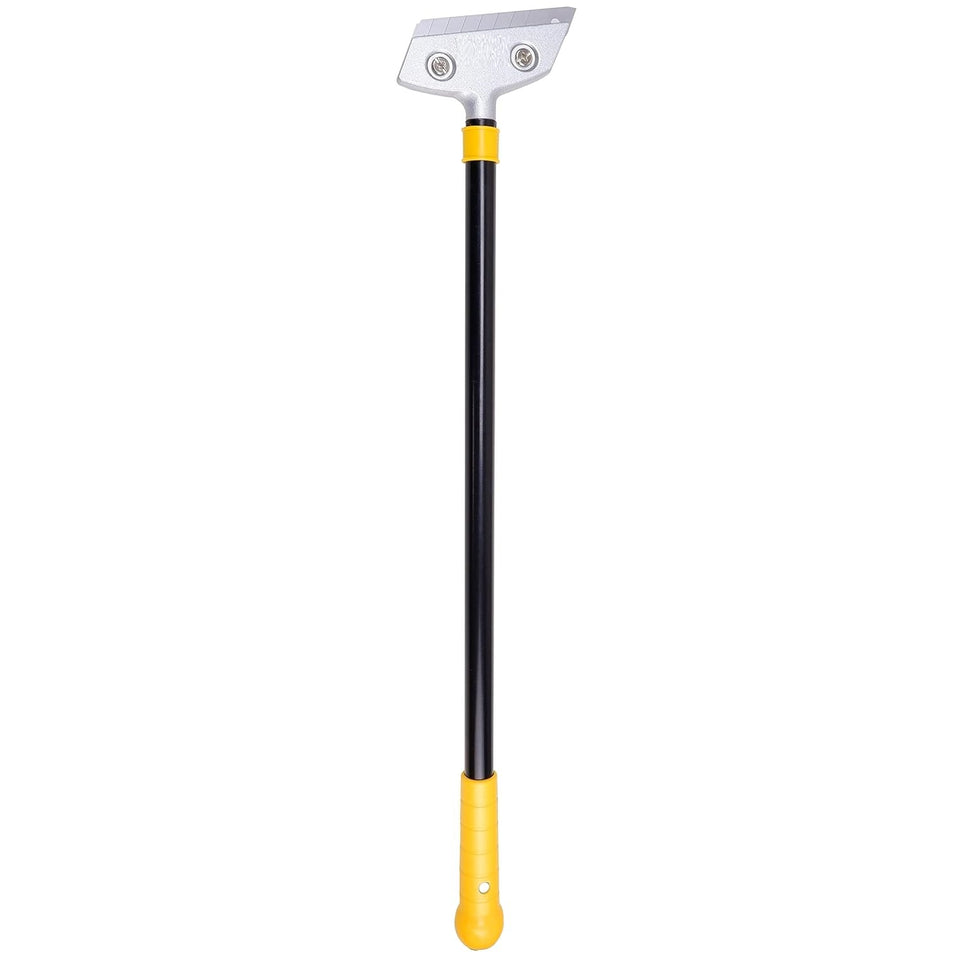 Ziloty Razor Scrapper 24 inch with Aluminum alloy body ABS Plastic Handle tool to remove silicone & paint stains Floor Tile Grout