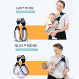 ZILOTY Baby Carrier Newborn to Toddler, Ergonomic 3D Mesh Baby Wraps Carrier, Adjustable Baby Sling, Lightweight Breathable Baby Carrier Wrap with Thick Shoulder Straps for 0-36 Months Infant