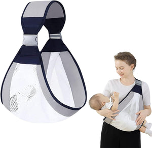 ZILOTY Baby Carrier Newborn to Toddler, Ergonomic 3D Mesh Baby Wraps Carrier, Adjustable Baby Sling, Lightweight Breathable Baby Carrier Wrap with Thick Shoulder Straps for 0-36 Months Infant