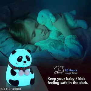 Ziloty Panda Lamp, Panda Gifts, Panda Touch Silicone Lamp, Birthday Gift for Girls and Boys, Panda Light Lamp, Kids Night Light, Silicone lamp, Rechargeable - Close Eye
