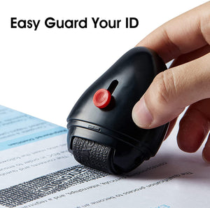 Ziloty Identity Protection Roller Stamp Guard Your ID Stamp Roller with Cutting Tool Designed for Anti-Theft, Protect Your Confidential Address, Bank Statement, Personal Privacy