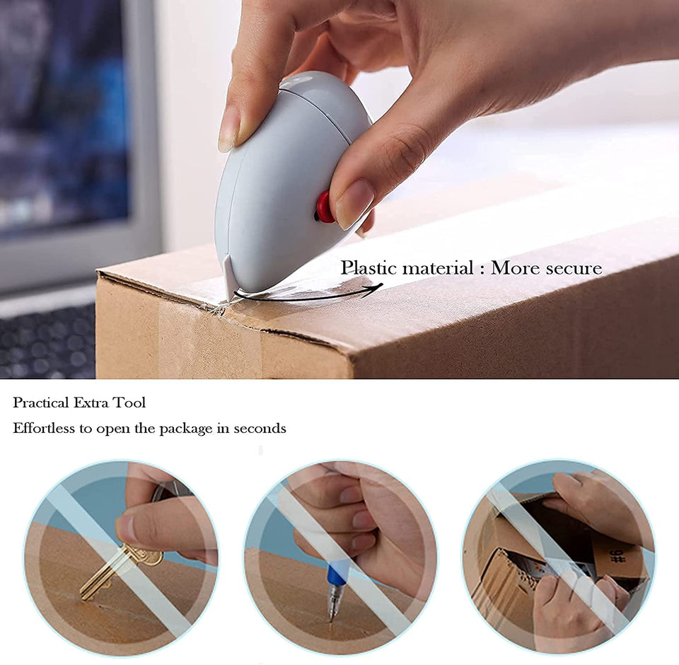 Ziloty Identity Protection Roller Stamp Guard Your ID Stamp Roller with Cutting Tool Designed for Anti-Theft, Protect Your Confidential Address, Bank Statement, Personal Privacy
