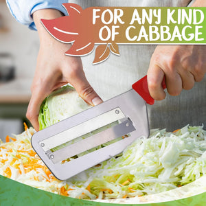Ziloty Cabbage Shredder Kitchen Grater Slicer - Stainless Steel Shredder Knife Fruit Chopper