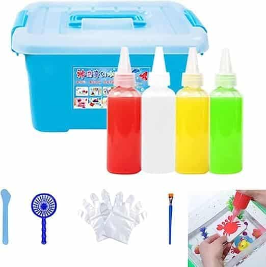 Magic Water Elf Toy Kit With Hot Pot Juicer - 6 Color Gel With Molds STEM Toy