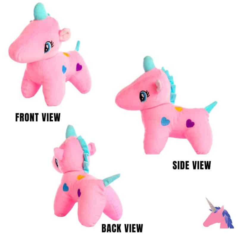 Ziloty Sitting Unicorn Horse Soft Toys for Kids for Boys, Girls Baby Kids and Children | Unicorn Stuffed Toys for Kids (25CM, Sitting Unicorn, Pink) - Image 4