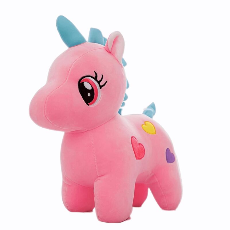 Ziloty Sitting Unicorn Horse Soft Toys for Kids for Boys, Girls Baby Kids and Children | Unicorn Stuffed Toys for Kids (25CM, Sitting Unicorn, Pink)