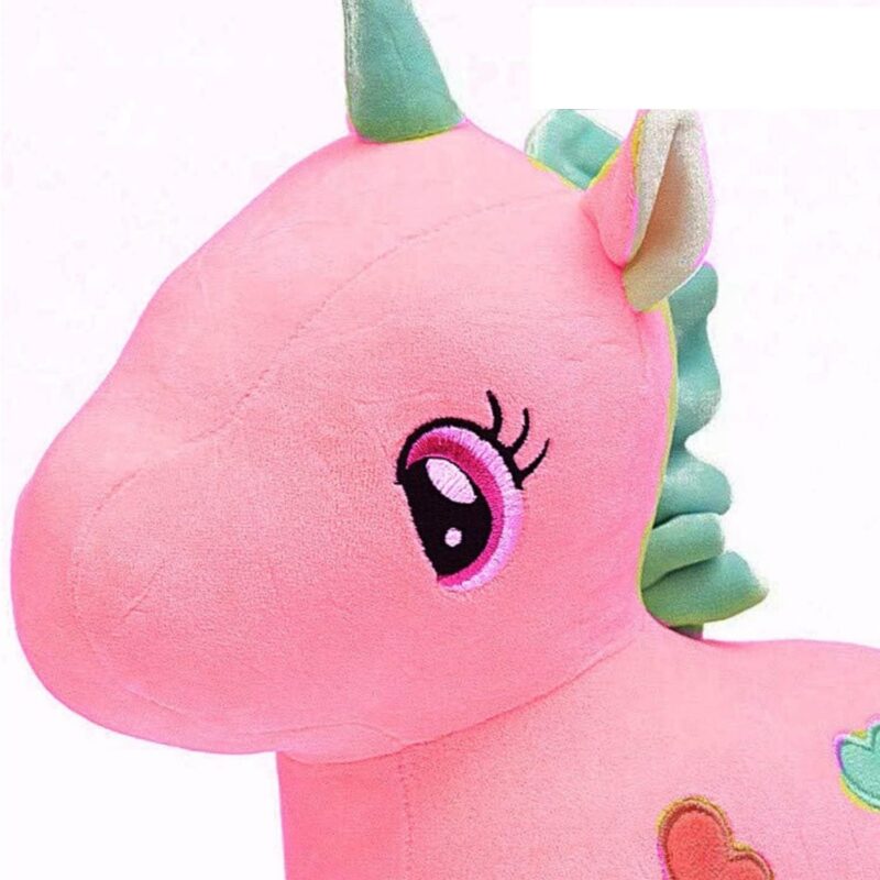 Ziloty Sitting Unicorn Horse Soft Toys for Kids for Boys, Girls Baby Kids and Children | Unicorn Stuffed Toys for Kids (25CM, Sitting Unicorn, Pink) - Image 2