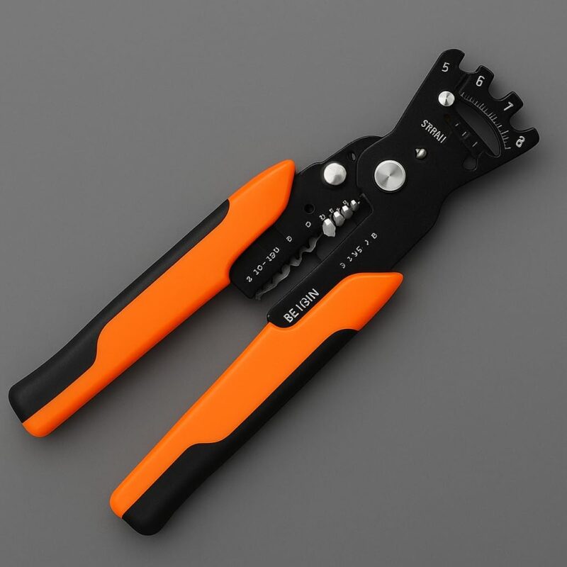 Zilotyshopping  Multifunctional Cutter - Wire Stripper, Crimping Plier, Cable Cutter, Multi-Purpose Wire Stripper & Crimping Tool (Orange Crown Plier)