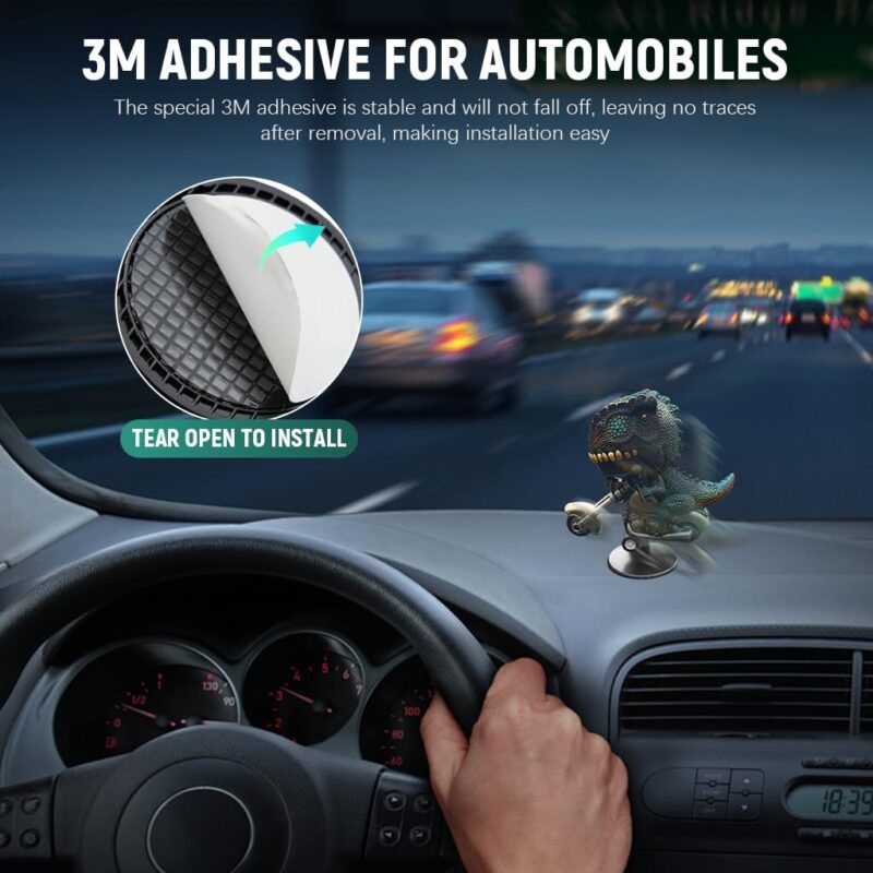 Zilotyshopping Tyrannosaurus Rex Car Dashboard Decoration Items Drifting T Rex Car Dashboard Decor Motorcycle Dinosaur Accessory Car Gadgets Latest 2025 Trendy Interior Car Model Gift for Cars, Bikes & SUVs - Image 4
