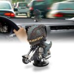 Zilotyshopping Tyrannosaurus Rex Car Dashboard Decoration Items Drifting T Rex Car Dashboard Decor Motorcycle Dinosaur Accessory Car Gadgets Latest 2025 Trendy Interior Car Model Gift for Cars, Bikes & SUVs
