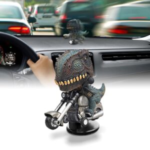 Zilotyshopping Tyrannosaurus Rex Car Dashboard Decoration Items Drifting T Rex Car Dashboard Decor Motorcycle Dinosaur Accessory Car Gadgets Latest 2025 Trendy Interior Car Model Gift for Cars, Bikes & SUVs