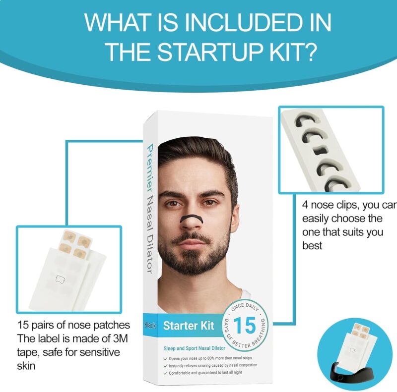 Zilotyshopping 30 PCS Nose Magnet for Breathing, Breathing Magnetic Nasal Strips, Nose Breathing Aids Breathing, Nose Breathing Strips,for Men & Women Home, Hotel,Travel, Business Trip and Car - Image 8