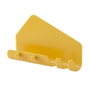 Zilotyshopping 4 Hook Mobile Charging Stand – Wall Mounted Phone Holder with Hooks for Charging & Storage | Space Saving, Durable & Easy Install