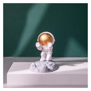 Zilotyshopping Astronaut Mobile Phone Holder – Cute Space Theme Desk Stand for Smartphones | Stable Base, Anti-Slip & Decorative Design