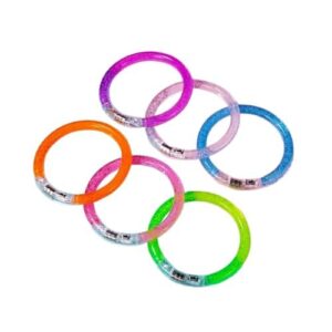 Zilotyshopping LED Glow Bangles – Light Up Bracelets for Parties, Festivals & Events | Colorful, Lightweight & Fun Wear Accessories