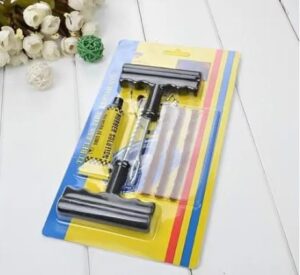 Zilotyshopping Emergency Car Puncture Repair Kit – Portable Tire Repair Tool Set for Quick Flat Tire Fix | Compact, Durable & Travel Ready