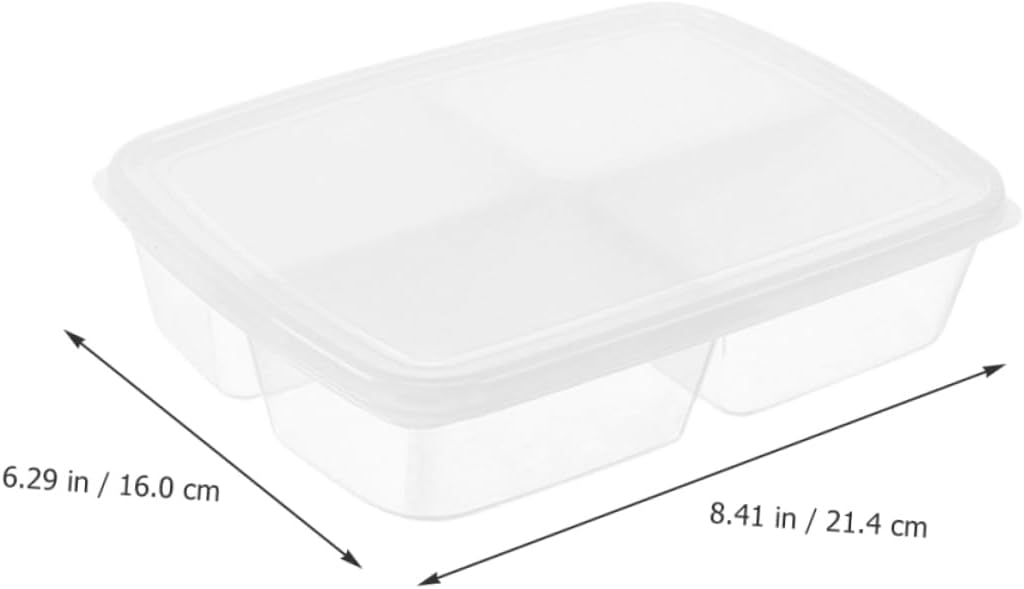 Zilotyshopping 4 Compartment Food Storage Box – Portion Control Lunch Container for Meals & Snacks | Leak Resistant, Durable & Easy to Carry - Image 2