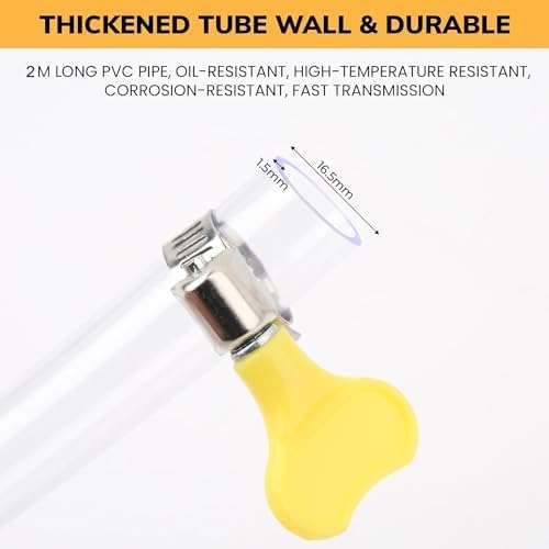 Zilotyshopping Oil Transfer Gadget with 2 Meter Pipe – Manual Liquid Transfer Pump for Oil, Fuel & Water | Easy Flow, Durable & Spill Free Design - Image 2