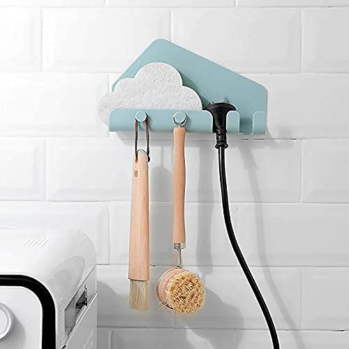 Zilotyshopping 4 Hook Mobile Charging Stand – Wall Mounted Phone Holder with Hooks for Charging & Storage | Space Saving, Durable & Easy Install - Image 6