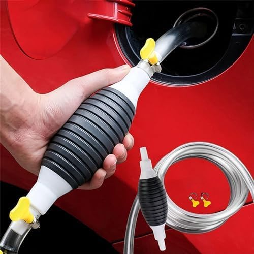 Zilotyshopping Oil Transfer Gadget with 2 Meter Pipe – Manual Liquid Transfer Pump for Oil, Fuel & Water | Easy Flow, Durable & Spill Free Design - Image 5