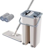 Zilotyshopping Bucket Mop Set with Wringer – Easy Spin Floor Cleaning Mop for Home