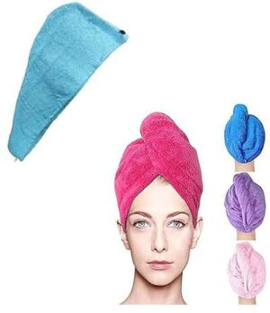 Zilotyshopping Heavy Hair Wrap Towel – Super Absorbent Microfiber Hair Drying Turban for Women