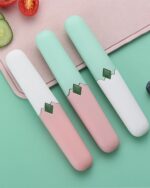 Zilotyshopping 2-in-1 Multifunctional Peeler & Knife | Dual-Purpose Vegetable & Fruit Cutter | Stainless Steel Blade Kitchen Tool