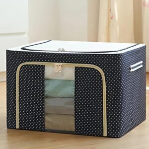 Zilotyshopping 66 L Polka Dots Printed Storage Bag – Large Capacity Multipurpose Organizer (PL)