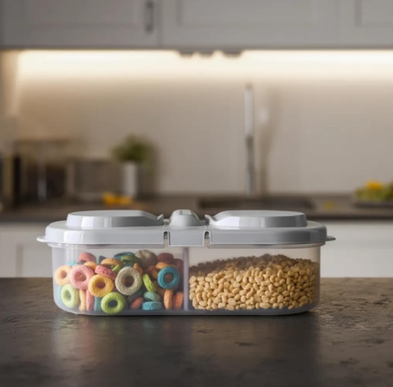 2-Way Tiffin & Food Storage Box – Airtight Leakproof Lunch Container for Office, School & Travel | Durable Food-Grade Material | Multipurpose Storage Organizer - Image 6