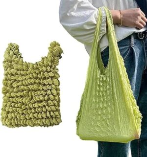 Zilotyshopping Magic Stretch Bag – Expandable Reusable Carry Bag for Groceries, Shopping & Travel | Strong Elastic Design, Lightweight & Durable