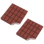 Zilotyshopping Chocolate Shape Notebook – Creative Novelty Notepad for Kids & Students | Cute Design, Portable & Fun Stationery Gift