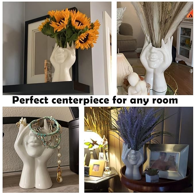 Zilotyshopping Creative Face Desktop Organizer – Cute Multi-Purpose Desk Storage Holder for Stationery & Accessories | Durable, Compact & Decorative Design - Image 5