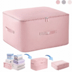 Zilotyshopping Space Saving Cloth Storage Bag | Foldable Wardrobe Organizer for Clothes, Blankets & Quilts | Reusable Storage Bag for Home