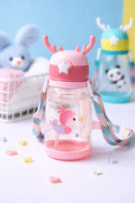 Zilotyshopping 600 ml Cartoon Design Sippy Water Bottle for Kids – Leak-Proof, BPA-Free Drinking Bottle