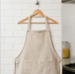 Zilotyshopping Square Check Print Apron – Adjustable Kitchen Cooking Apron with Pocket | Durable Fabric, Comfortable Fit & Stylish Design