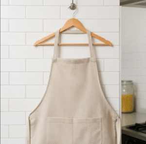 Zilotyshopping Square Check Print Apron – Adjustable Kitchen Cooking Apron with Pocket | Durable Fabric, Comfortable Fit & Stylish Design